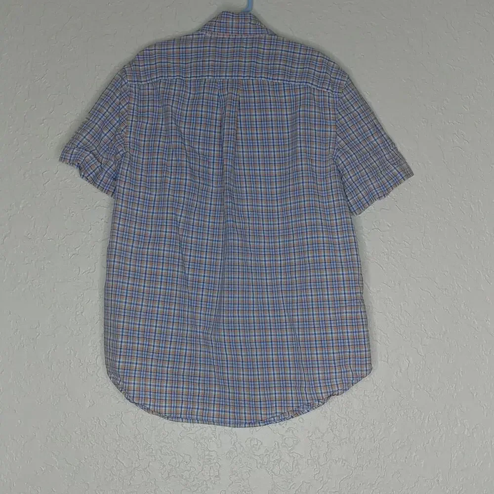 Ralph Lauren Plaid Button Front Shirt Size M (10/12)‎ Kid